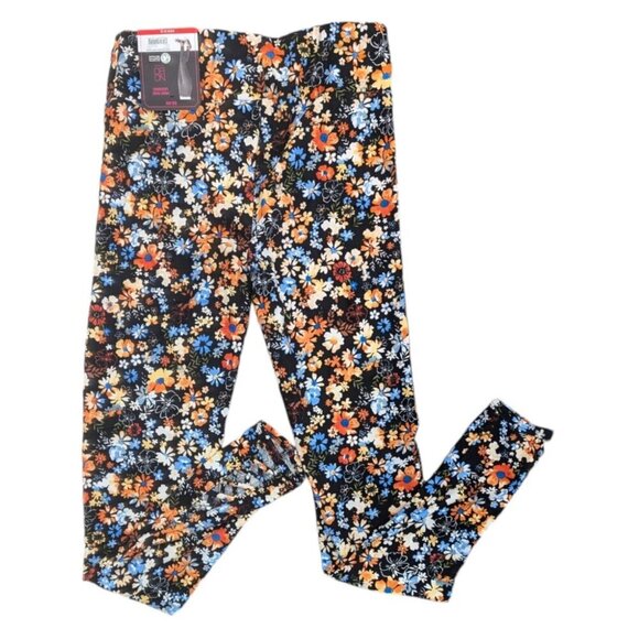 No Boundaries Women's Small Floral High Rise Leggings - Picture 5 of 6